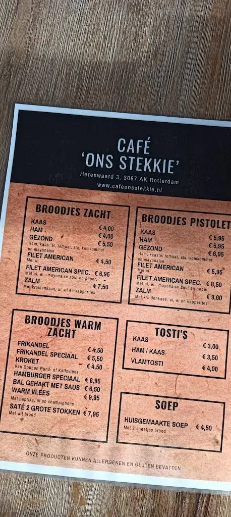 Menu_Café Ons Stekkie_Rotterdam_image_1