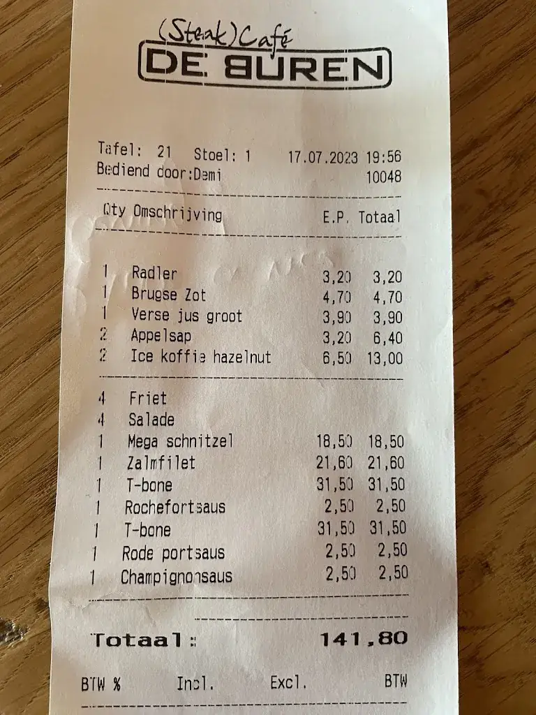 Martin Siegel_Steakcafé de Buren_Hellevoetsluis_review