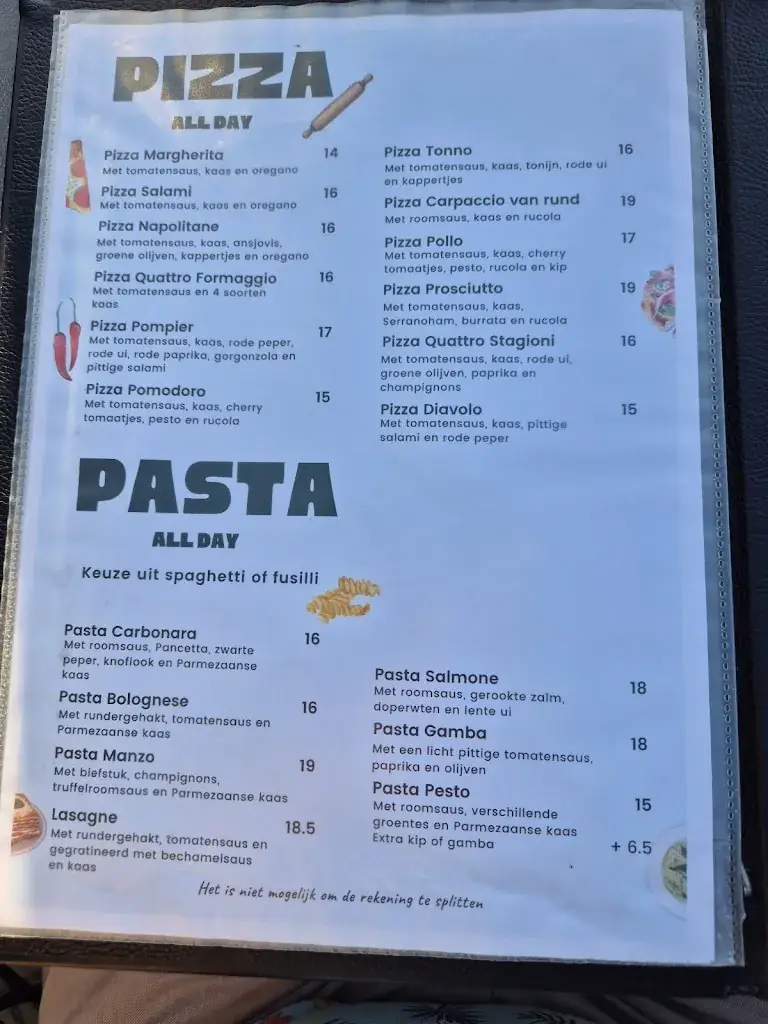 Menu_Restaurant Fortezza_Hellevoetsluis_image_2