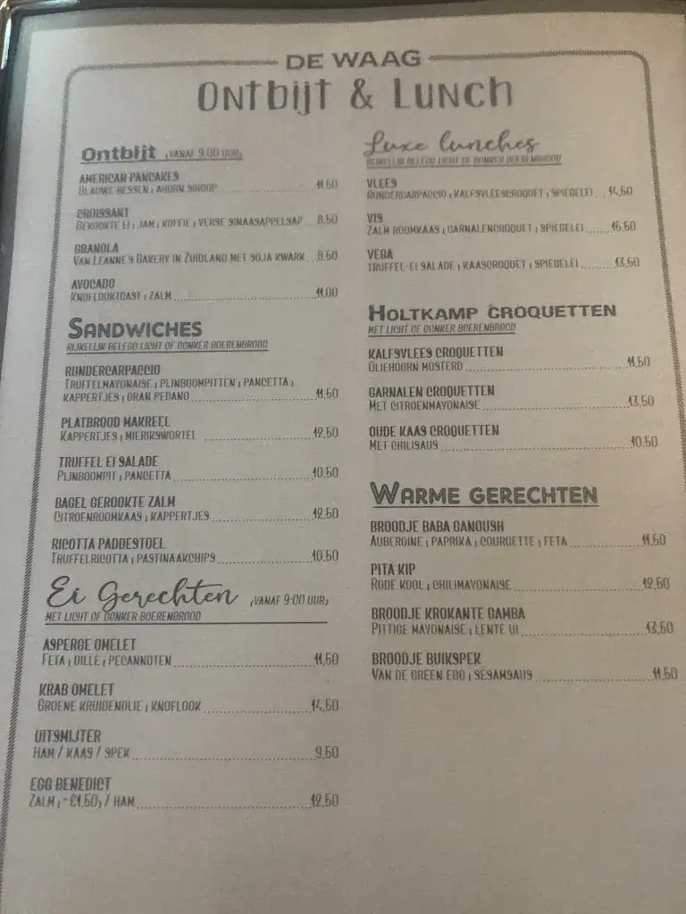 Menu_De Waag Hellevoetsluis_Hellevoetsluis_image_2