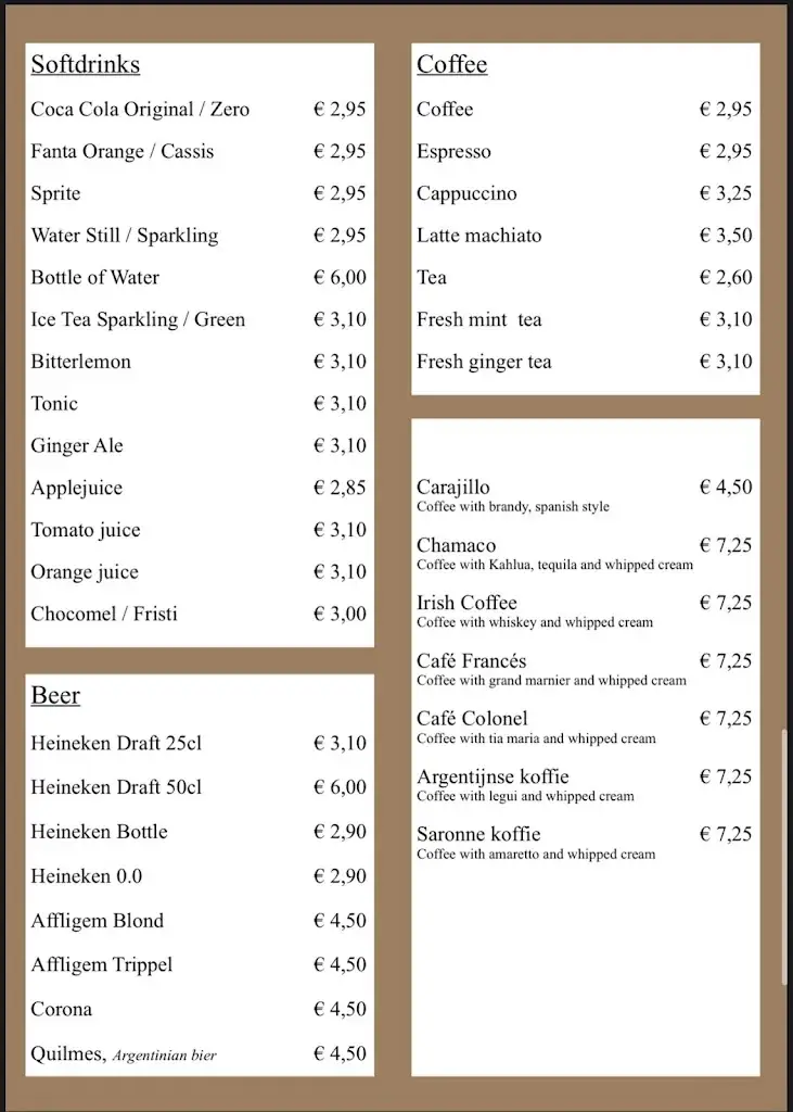 Menu_La Bamba Dos_Wassenaar_image_2
