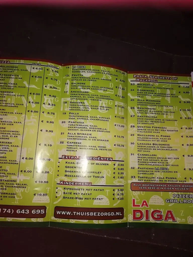 Menu_La Diga_Honselersdijk_image_2