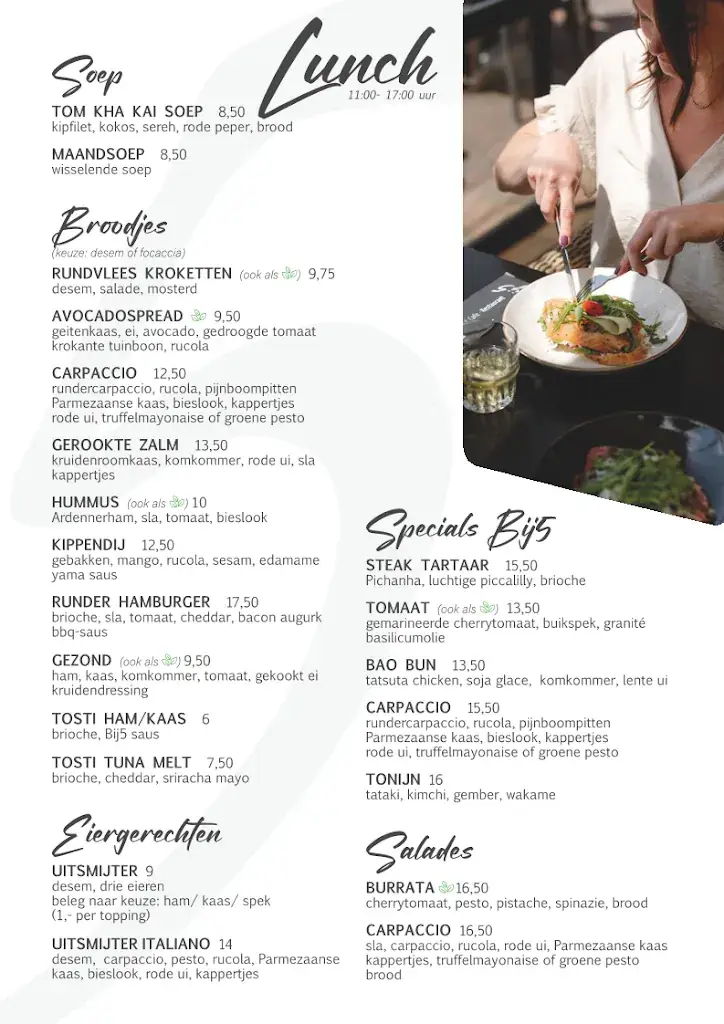Menu_Grand cafe restaurant Bij5_Naaldwijk_image_1
