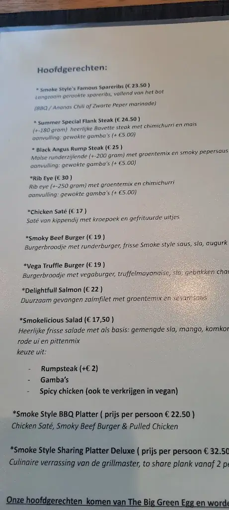 Menu_Smoke Style BBQ Restaurant & catering_Naaldwijk_image_1