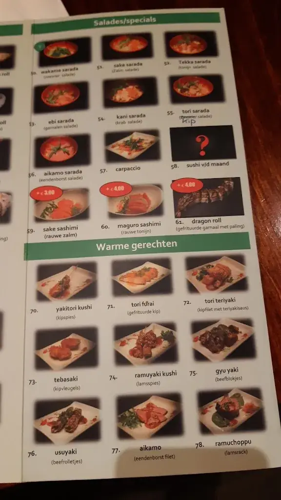 Menu_Mikaku Hillegom_Hillegom_image_1