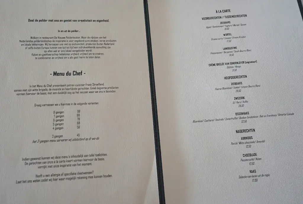 Menu_Restaurant De Nieuwe PolderKeuken_Stolwijk_image_3