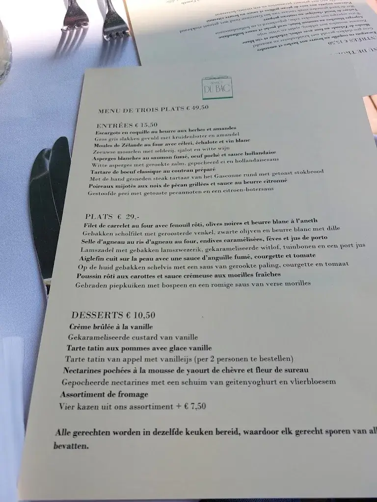 Menu_Bistrot du Bac_Rotterdam_image_3