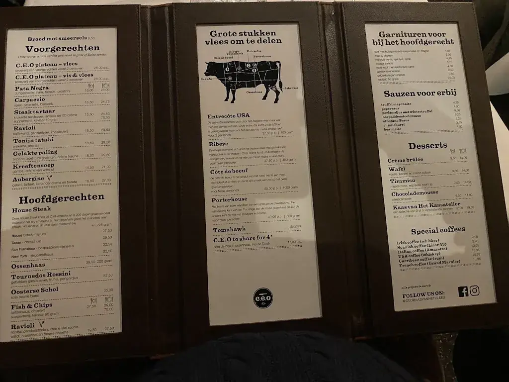 Menu_C.E.O Baas van het Vlees_Rotterdam_image_1