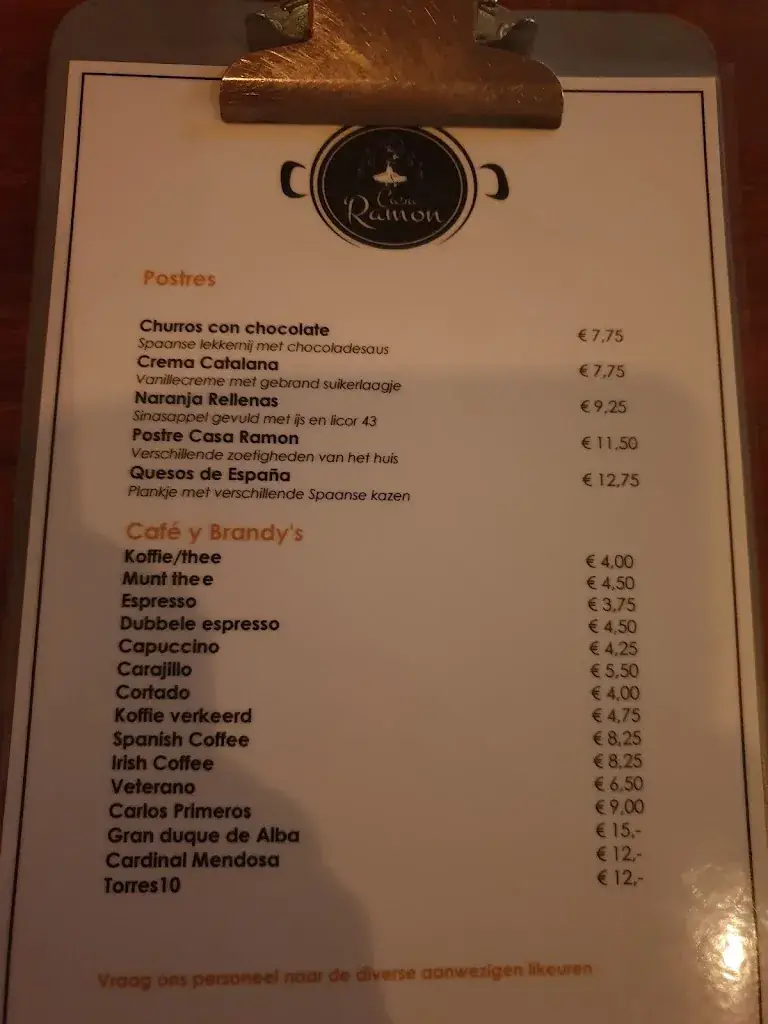 Menu_Casa Ramon_Leiden_image_1