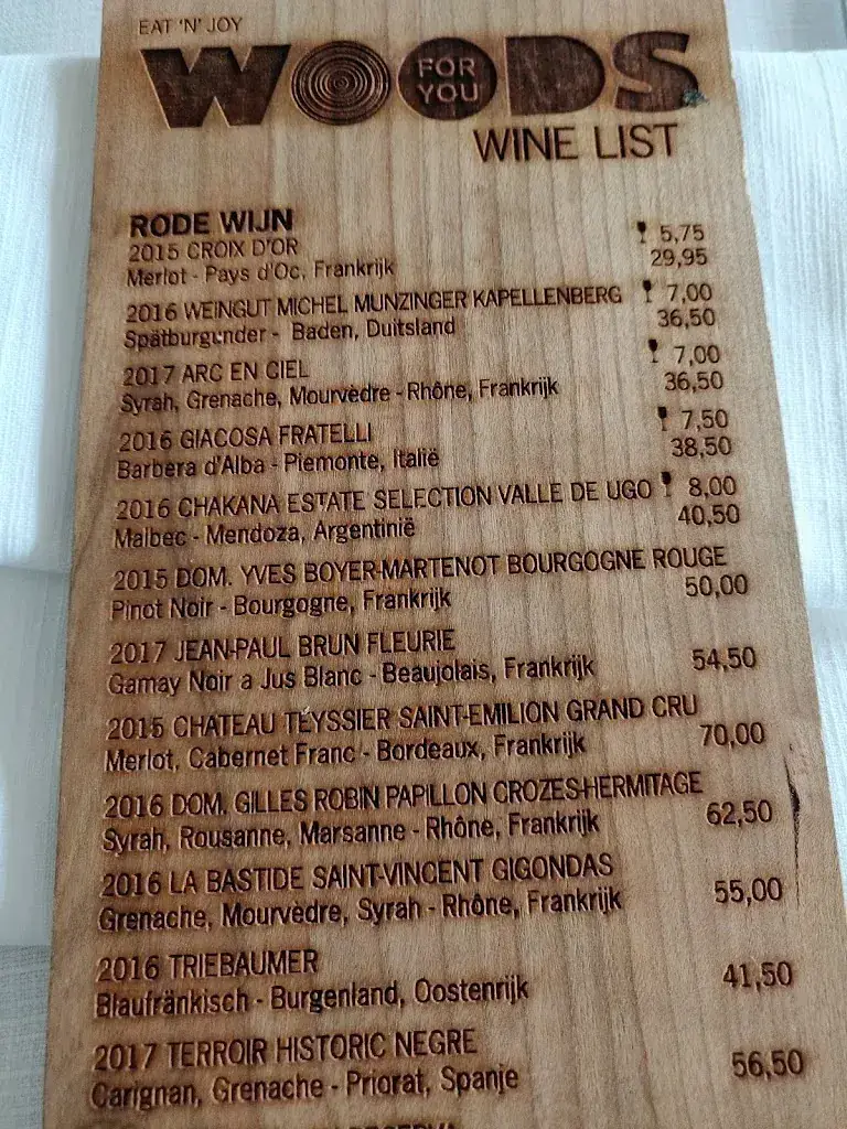 Menu_Woods Restaurant_Leiden_image_4