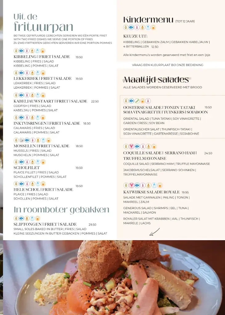 Menu_Schuitemaker Visrestaurant Voorstraat_Zee_image_1