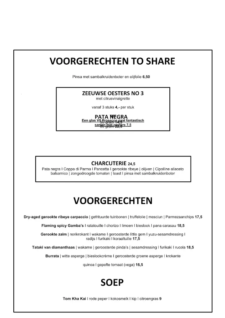 Menü_The Flint_Gorinchem_Bild_2