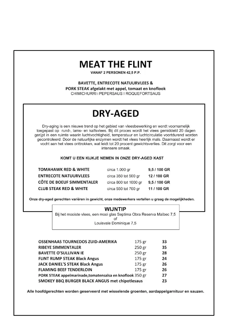 Menü_The Flint_Gorinchem_Bild_3