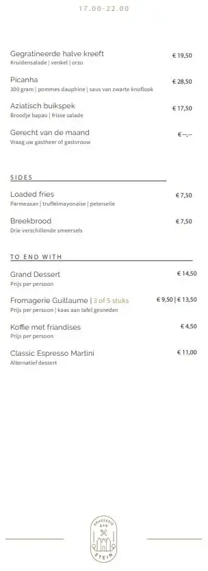 Menu_Restaurant Bar Stein by Van der Valk_Gorinchem_image_2