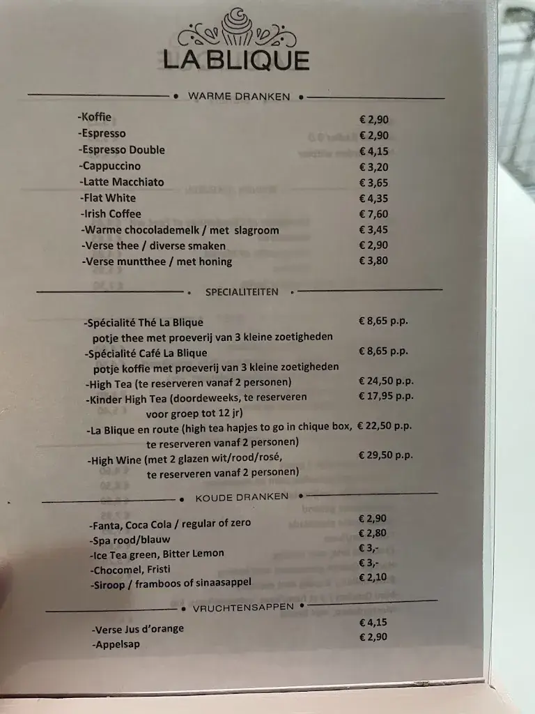 Menu_La Blique High Tea & Lunch_Gorinchem_image_3