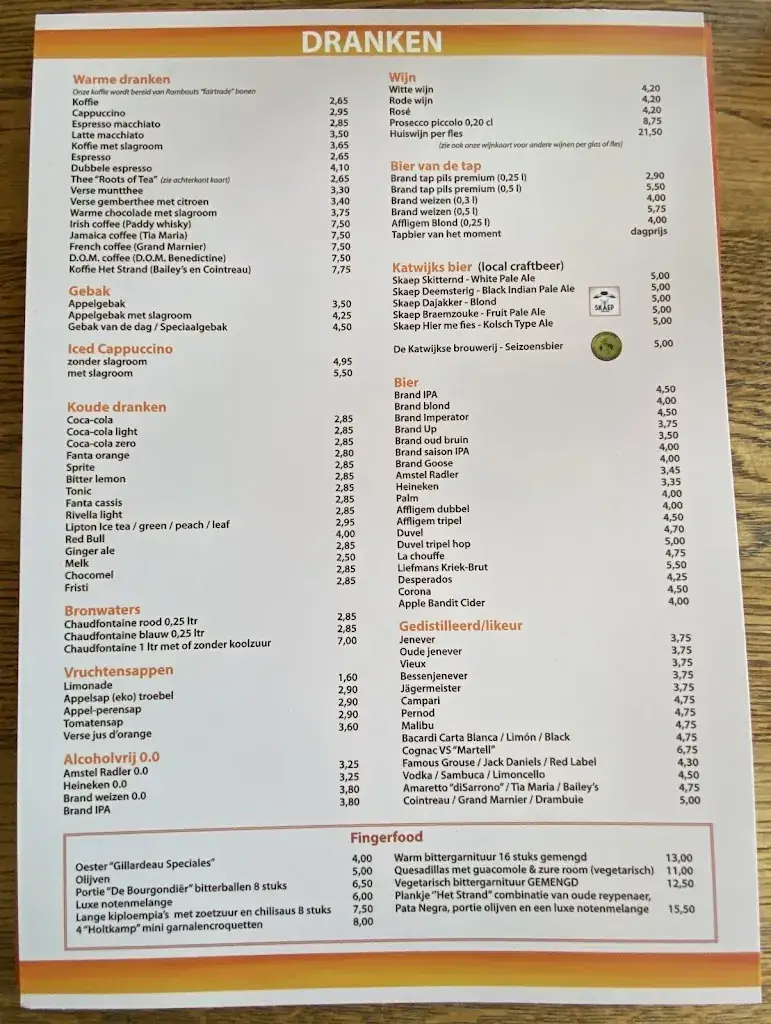 Menu_Het Strand 
