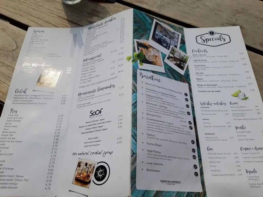 Menu_Strandpaviljoen SandCbar_Zee_image_1