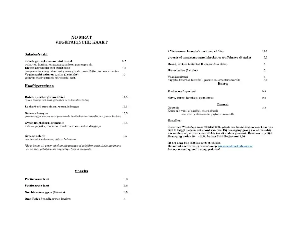 Menü_Eendrachtshoeve_Zuid-Beijerland_Bild_2