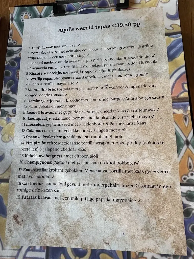 Ed Raket_Aqui Mediterrane Tapas_Numansdorp_review