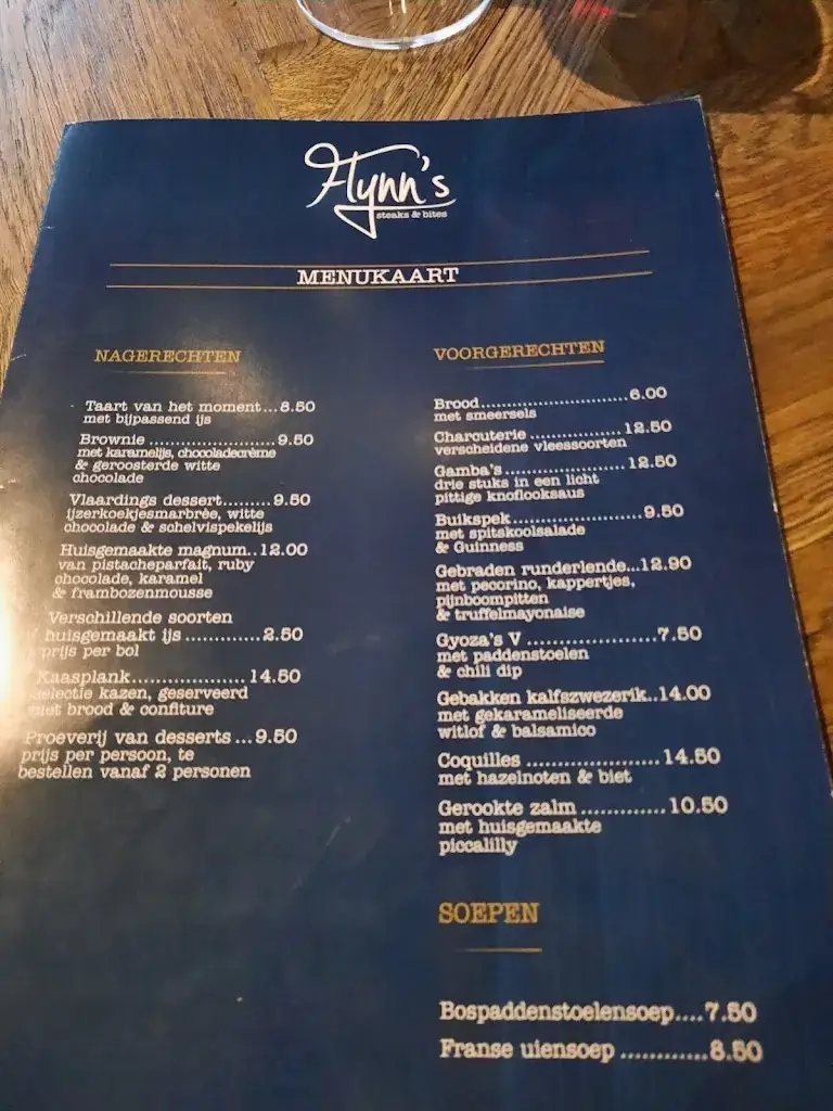 Menu_Flynn’s steaks & bites_Vlaardingen_image_1