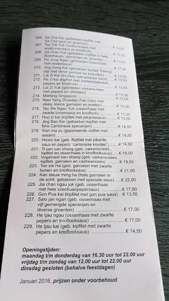 Menu_Restaurant China Garden -‘t Platje-_Vlaardingen_image_4