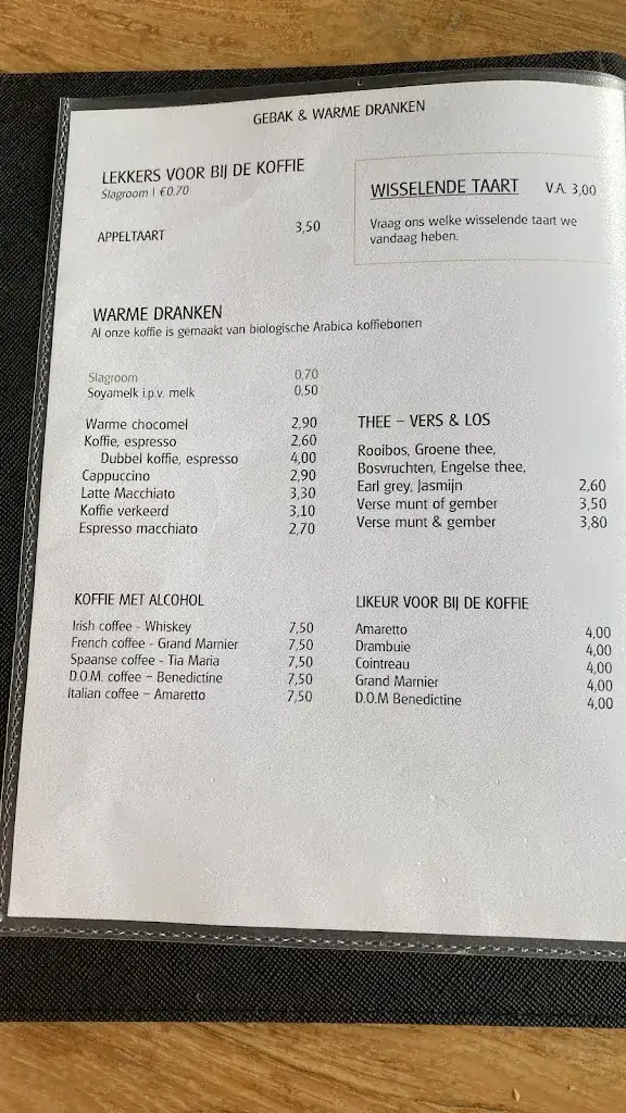 Menu_Eetcafé en terras `t Jachthuis_Maasland_image_2