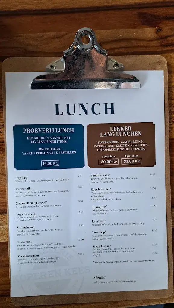 Menu_Brasserie De Koperen Kees_Sneek_image_2