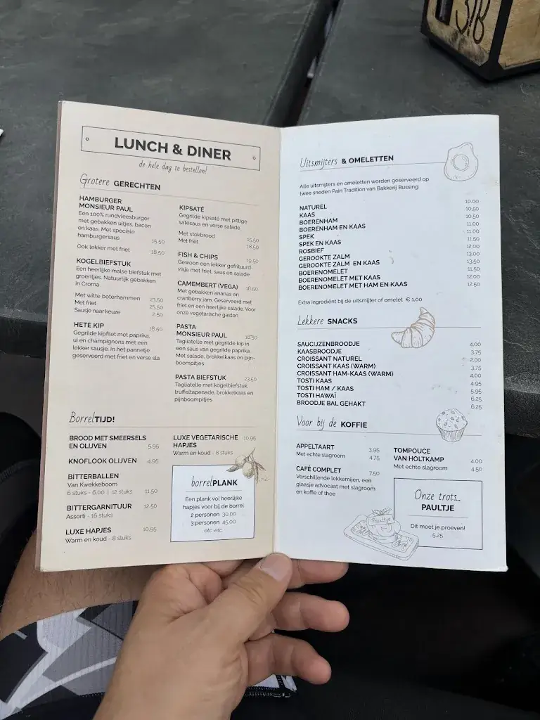 Menu_Monsieur Paul_Maassluis_image_1