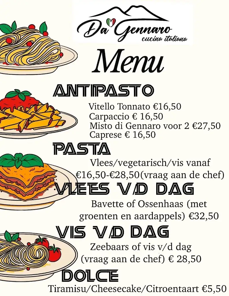 Menu_Da_Gennaro Osteria_Maassluis_image_1