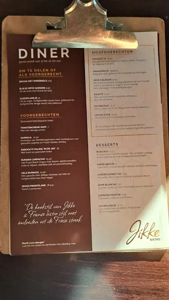 Menu_Bistro Jikke_Sneek_image_2