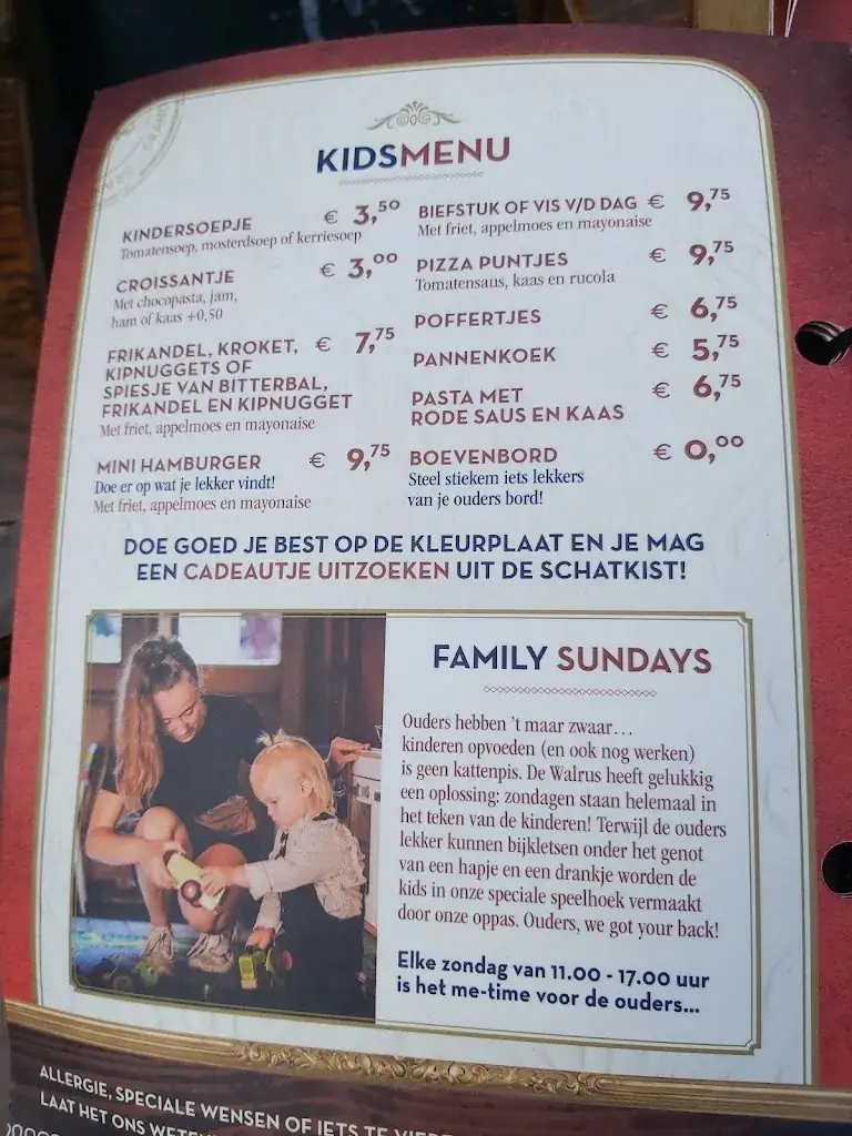 Menu_Grand Café De Walrus - Sneek_Sneek_immagine_2