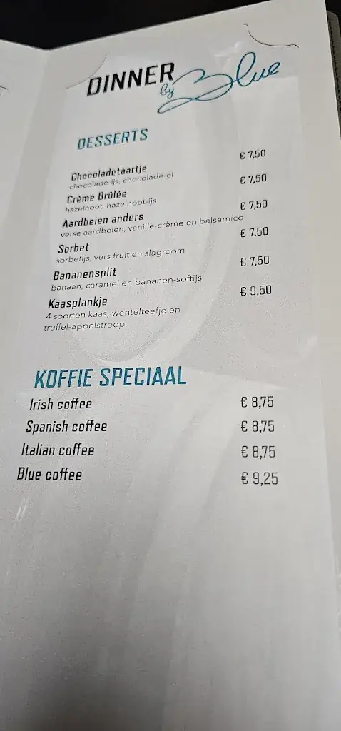 Menu_Restaurant bij Blue, Lekkerkerk_Lekkerkerk_image_4