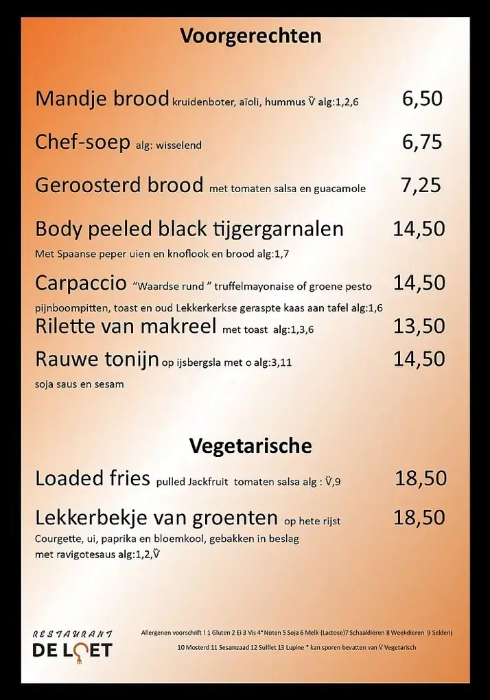 Menu_Restaurant De Loet_Lekkerkerk_image_3
