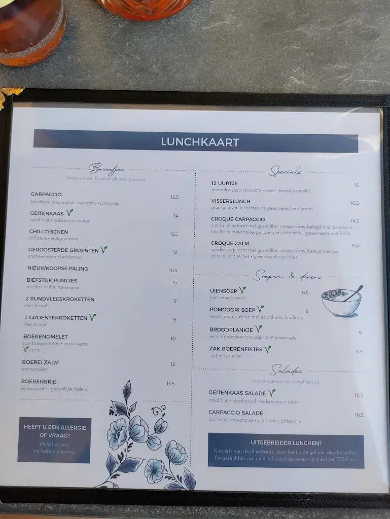 Menü_Brasserie 't Vliegend Paard_Nieuwkoop_Bild_1