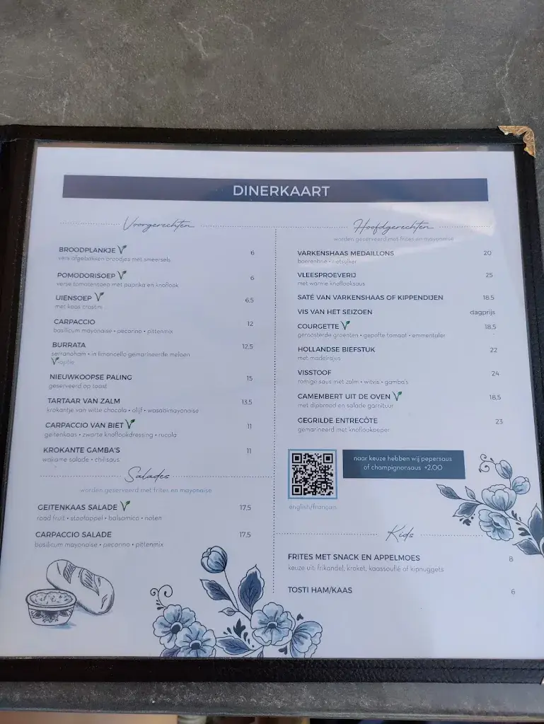 Menü_Brasserie 't Vliegend Paard_Nieuwkoop_Bild_3