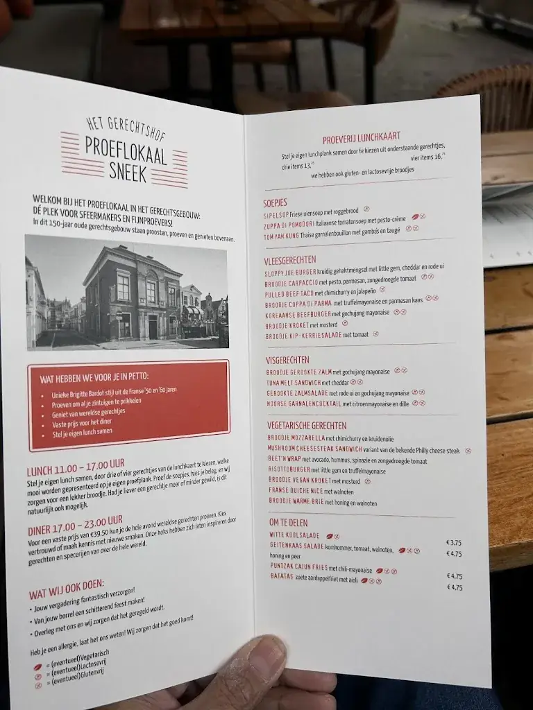 Menu_Restaurant Proeflokaal Sneek_Sneek_image_1