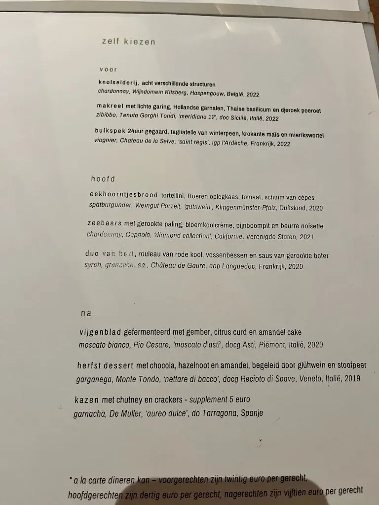 Menu_Suzie's & Van Aken_Oegstgeest_image_1