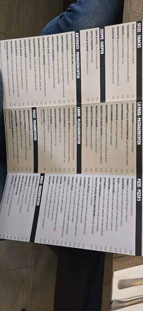 Menu_Il Siciliano_Spijkenisse_image_1