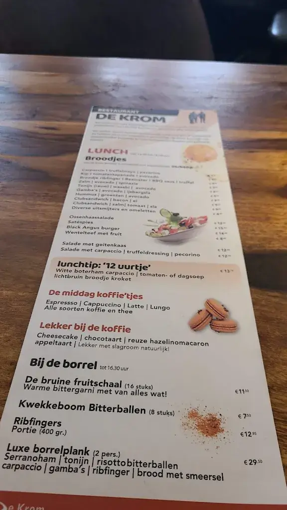Menu_Restaurant De Krom_Spijkenisse_image_2