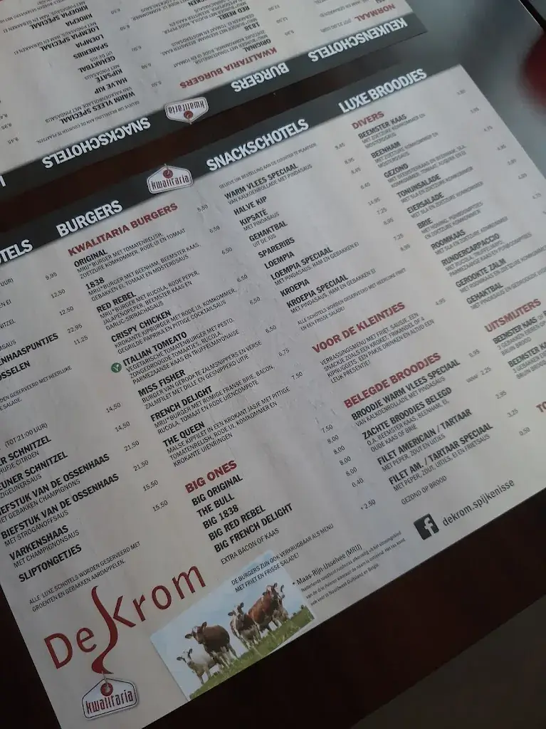 Menu_Restaurant De Krom_Spijkenisse_image_3
