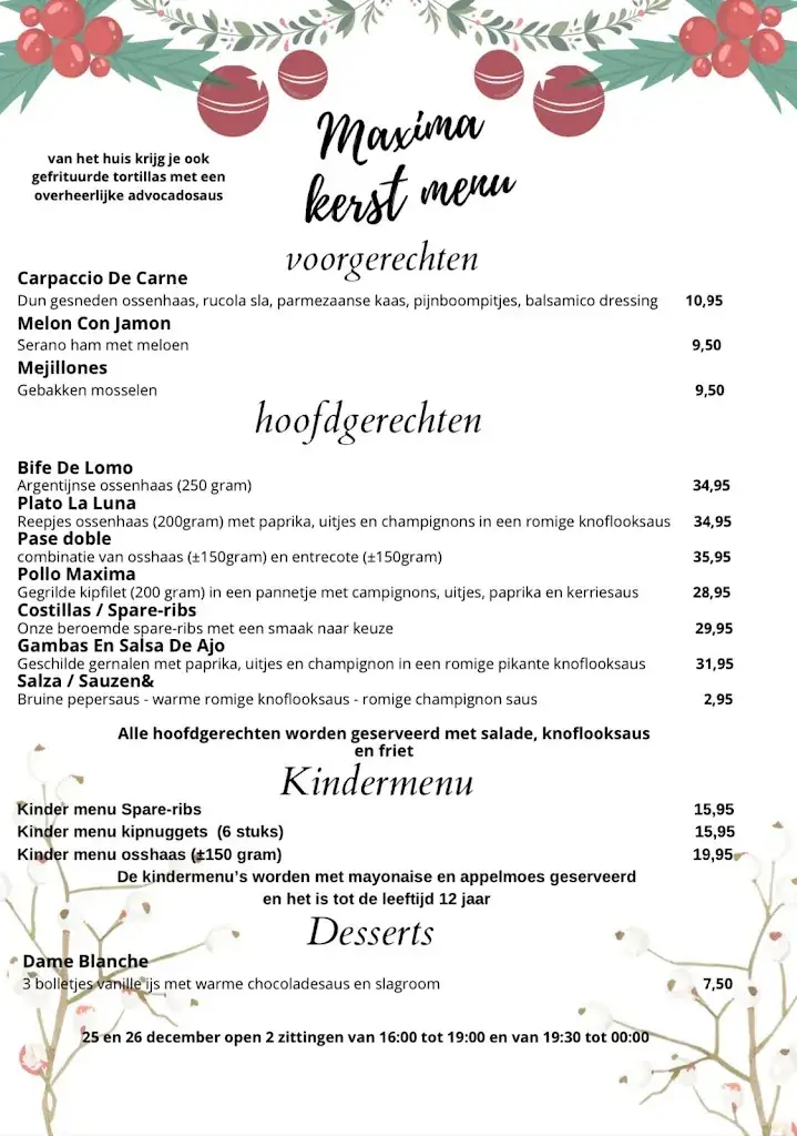 Menu_Maxima Argentinian steak-house_Spijkenisse_image_1