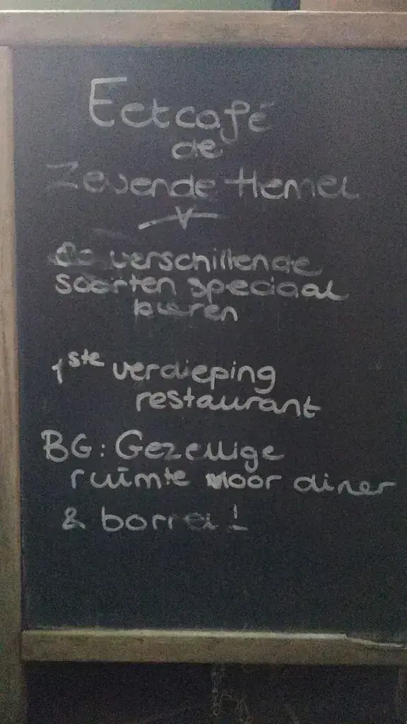 Menu_Eetcafé De Zevende Hemel_Oud-Beijerland_image_1