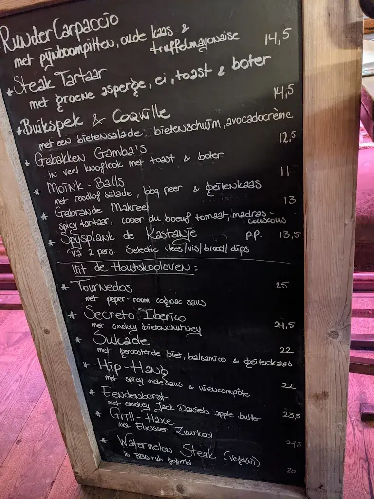 Menu_Restaurant De Kastanje_Sneek_image_4
