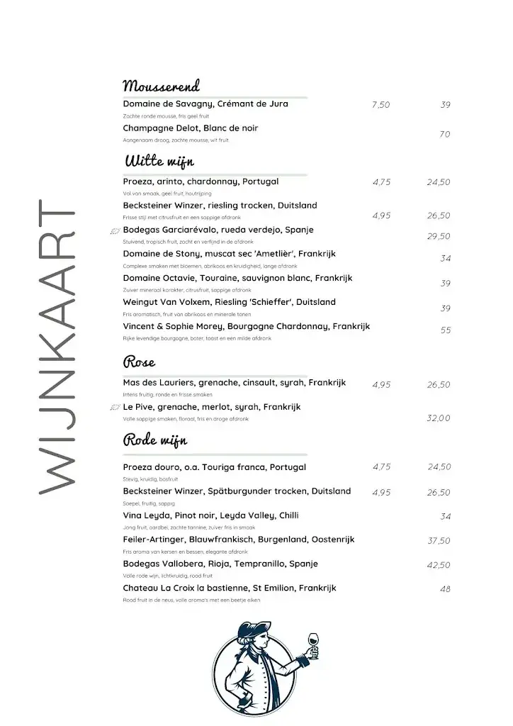 Menu_Dinercafé De Markies_Groningen_image_1