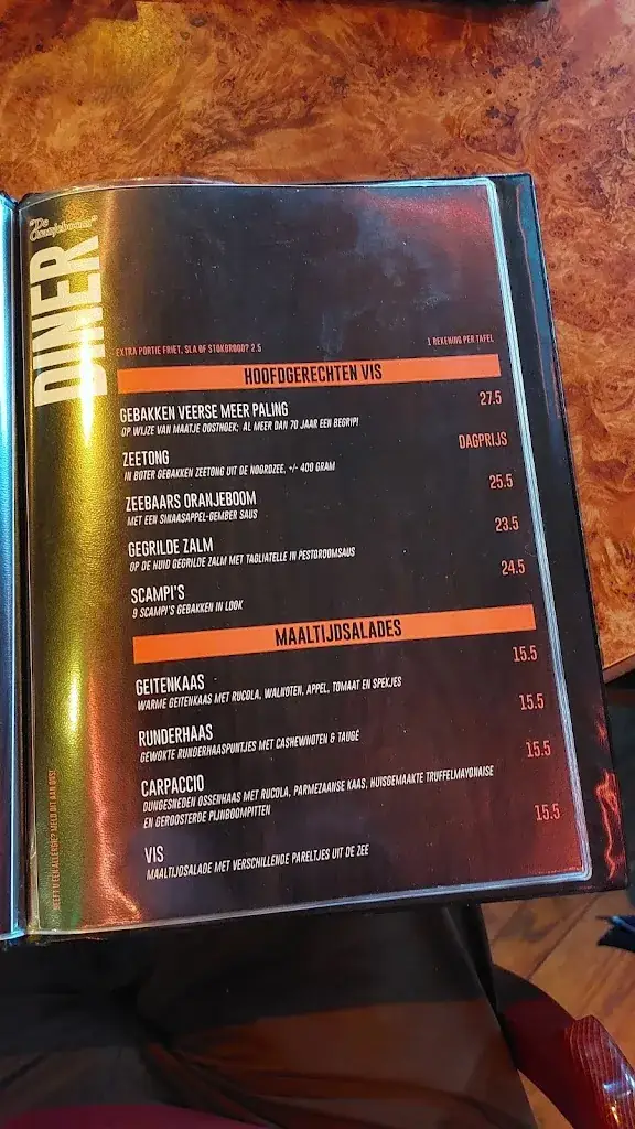 Menu_Café Restaurant De Oranjeboom_Hendrikskinderen_image_1