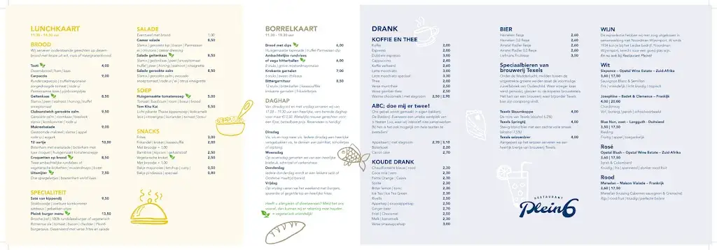 Menü_Restaurant Plein6_Noordwijk_Bild_1