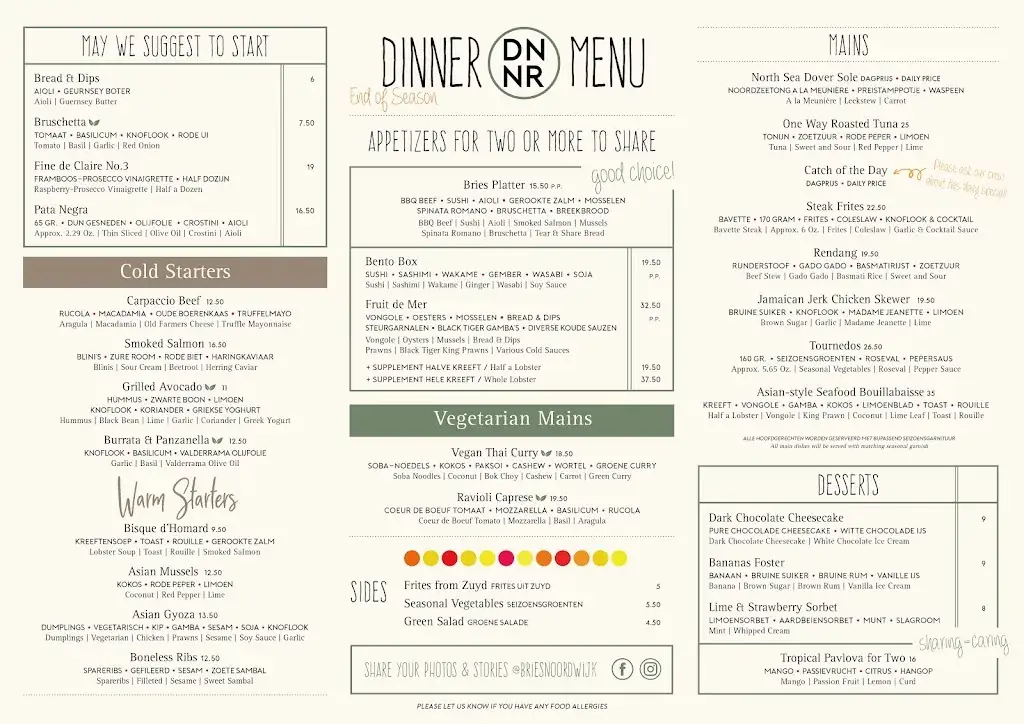 Menu_Bries Noordwijk_Noordwijk_image_1