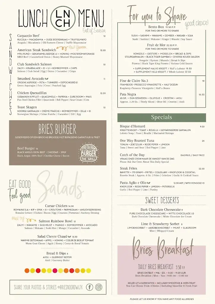 Menu_Bries Noordwijk_Noordwijk_image_2