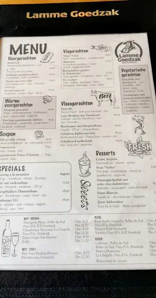 Menu_Restaurant de Lamme Goedzak_Noordwijk_image_2