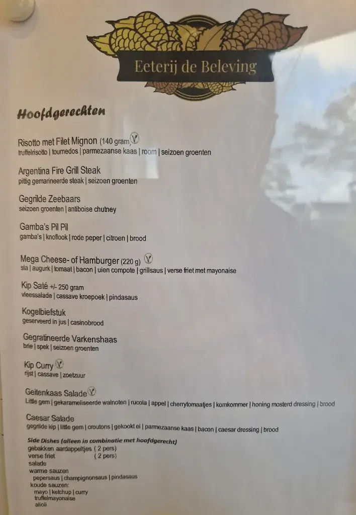 Menu_Eeterij De Beleving | Restaurant bij de Noordwijkse Duinen_Noordwijk_imagen_3